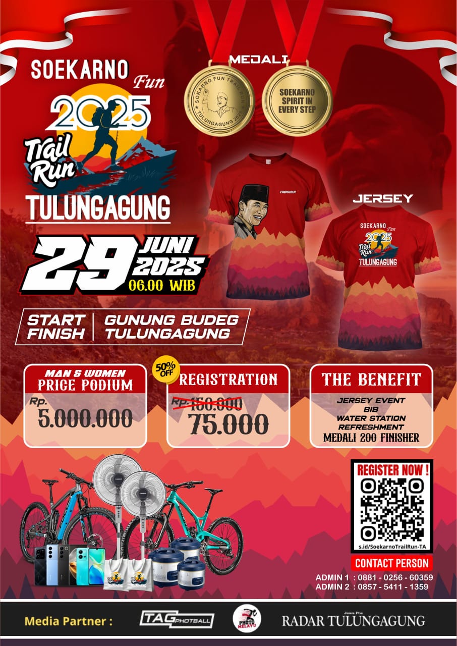 SOEKARNO FUN TRAIL RUN 2025 - TULUNGAGUNG